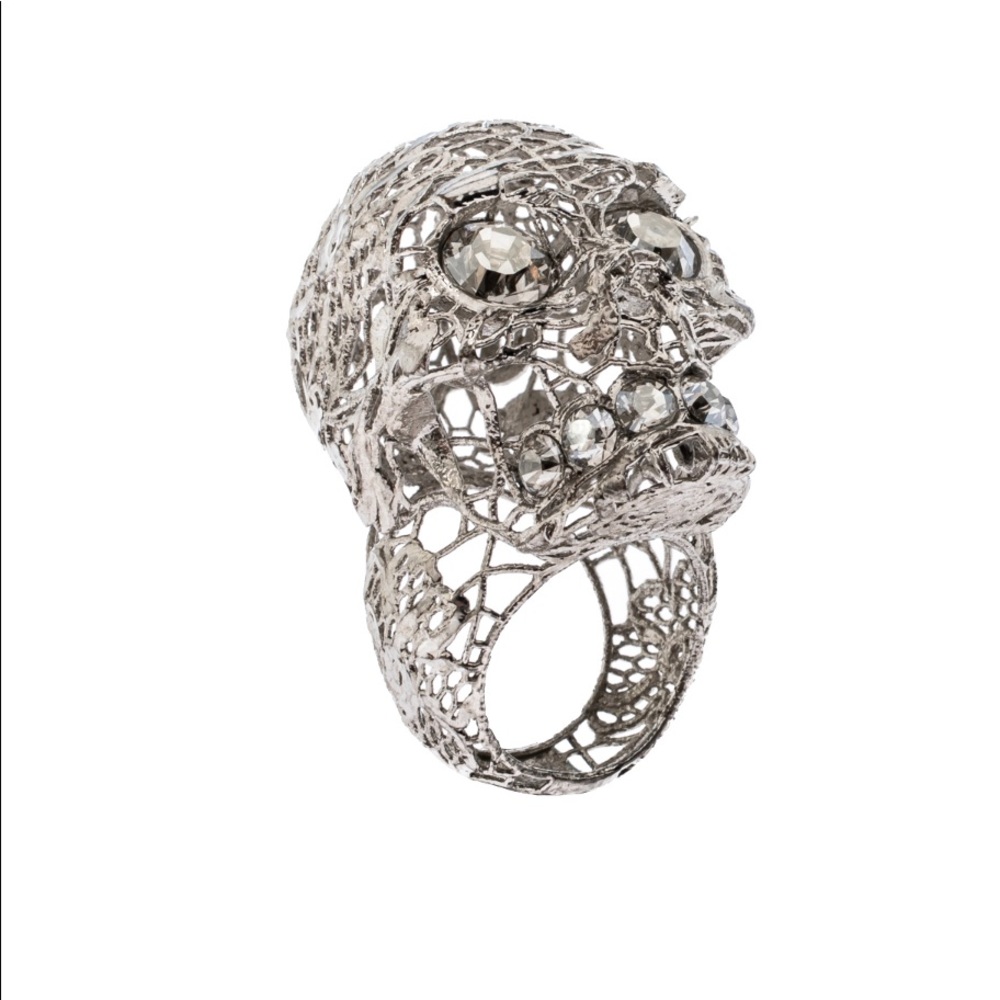 Alexander McQueen skull ring